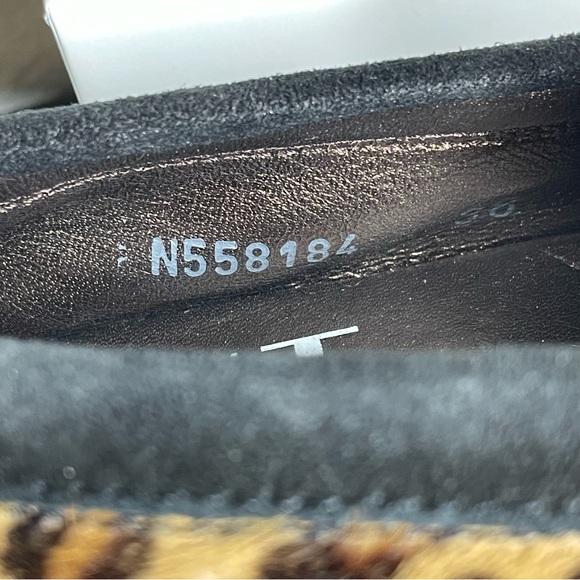 AGL Animal Print Calf Hair Cap Toe Flats 38 - Picture 5 of 8